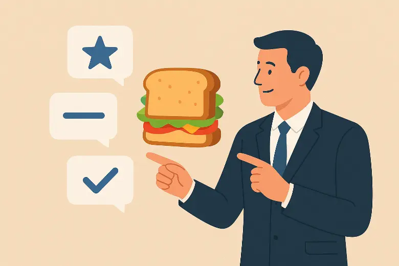 ساندویچ بازخورد