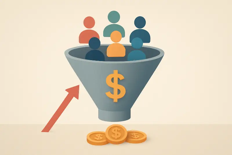 طراحی قیف فروش