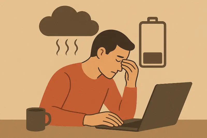 غلبه بر خستگی ذهن