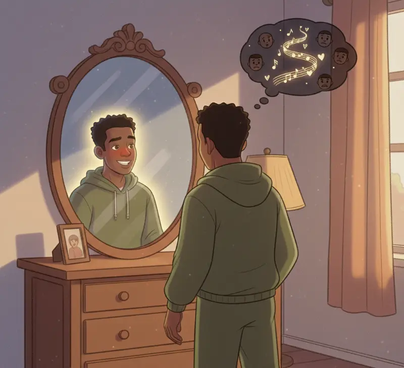 من درون ایینه ی من