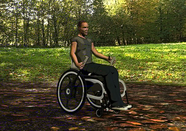 ویلچر ایستاده