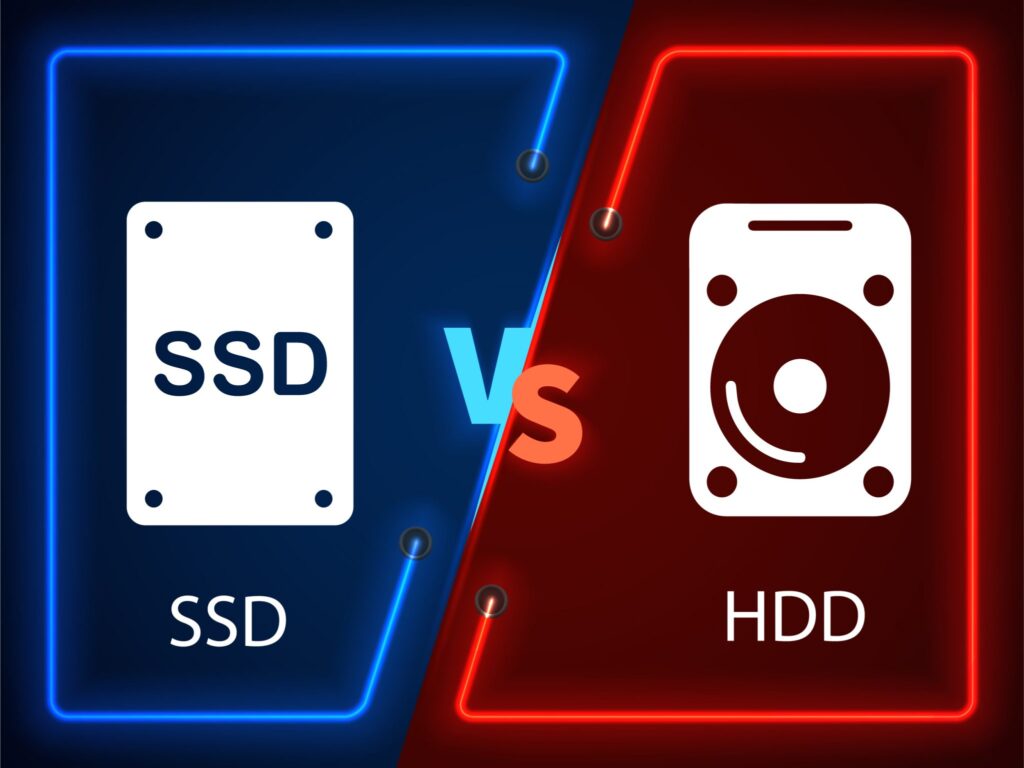 مقایسه هارد SSD و HDD 
