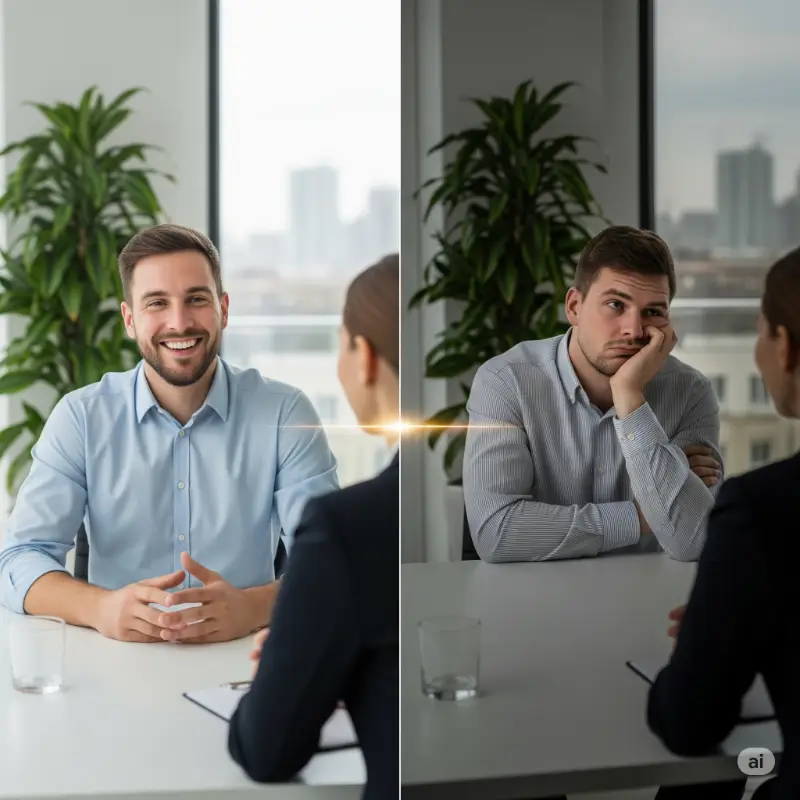 حالت بدن در مصاحبه شغلی