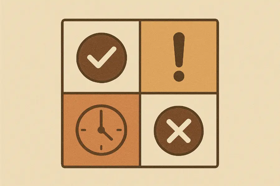 تکنیک ماتریس آیزنهاور: راهنمای جامع اولویت‌بندی کارهای مهم و فوری