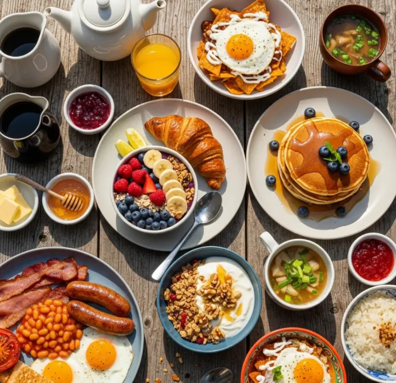بهترین صبحانه های دنیا
