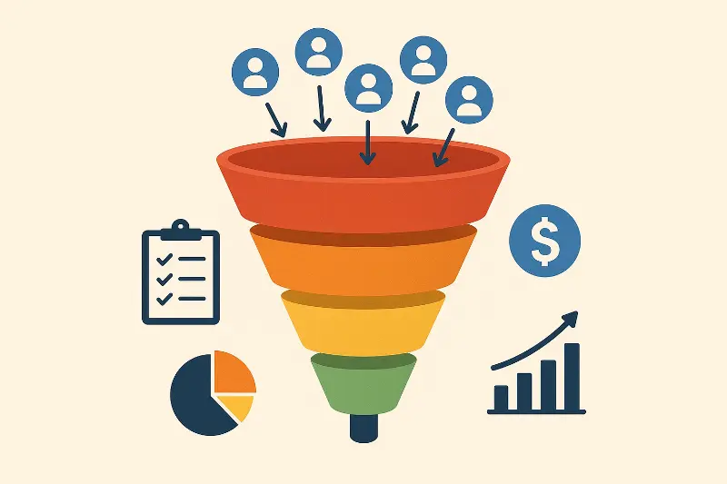 طراحی قیف فروش