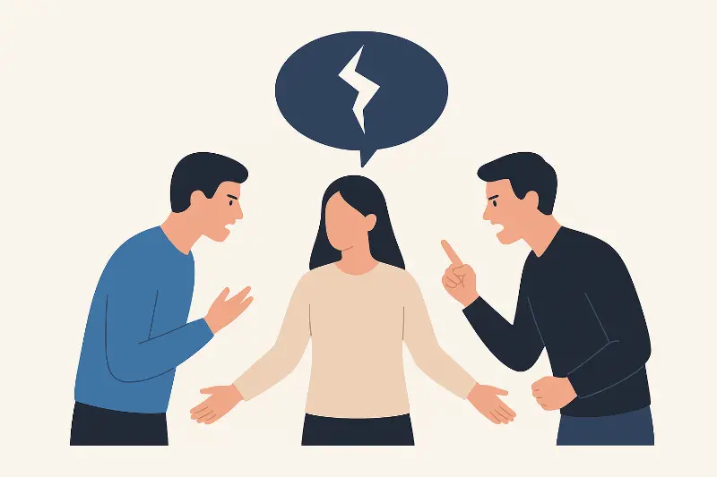 حل تعارض: حل اختلاف داخل تیم به بهترین شکل ممکن