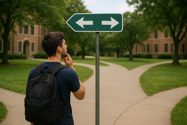 دانشگاه بروم یا نه؟