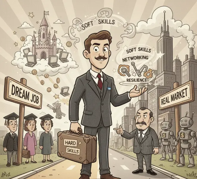 از رویای شغلی تا واقعیت بازار کار: توسعه مهارت‌های نرم و شبکه‌سازی در دهه سوم زندگی