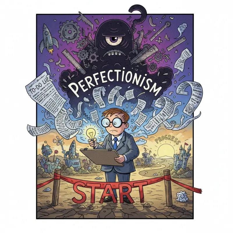 شروع ترک کمال گرایی